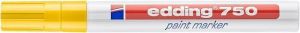 Lakový popisovač "750", žlutá, 2-4mm, EDDING