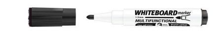 Popisovač na bílou tabuli a flipchart "Markeraser", černá, 1-3mm, multifunkční, ICO
