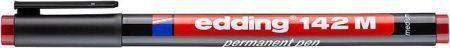Permanentní popisovač "142 M", červená, OHP, 1mm, EDDING