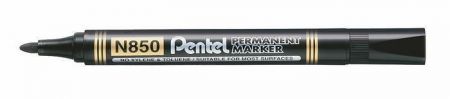 Permanentní popisovač "N850", černá, 1,5 mm, kuželový hrot, PENTEL N850-AE