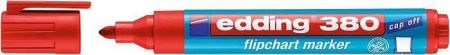 Popisovač na bílou tabuli a flipchart "380", červená, 1,5-3mm, kuželový hrot, EDDING