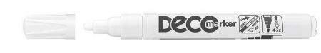 Lakový popisovač "Decomaker", bílá, 2-4mm, ICO