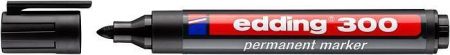 Permanentní popisovač "300", černá, 1,5-3mm, kuželový hrot, EDDING