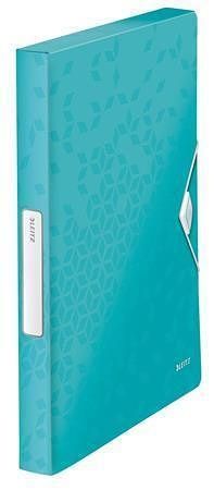 Box na spisy s gumičkou "Wow Jumbo", ledově modrá, 30 mm, PP, A4, LEITZ