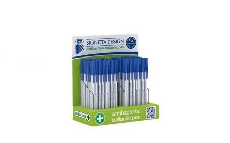 Kuličkové pero "Signetta", modrá, 0,7 mm, displej, ICO