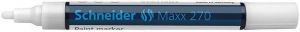 Permanentní lakový popisovač "Maxx 270", bílá, 1-3mm, SCHNEIDER
