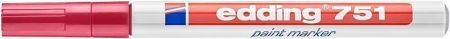Lakový popisovač "751", červená, 1-2mm, EDDING