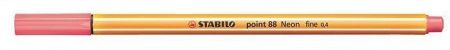 Liner "Point 88", neonově červená, 0,4mm, STABILO