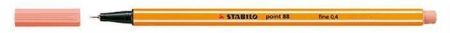 Liner "Point 88", broskvová, 0,4mm, STABILO
