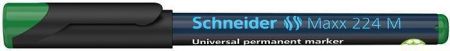 Permanentní popisovač "Maxx 224 M", zelená, 1mm, OHP, SCHNEIDER