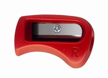 Ořezávátko "Easycolors", červená, pro praváky, STABILO