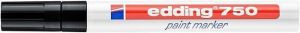 Lakový popisovač "750", černá, 2-4mm, EDDING