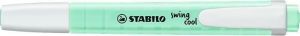 Zvýrazňovač "Swing Cool", pastelová mentolová, 1-4 mm, STABILO