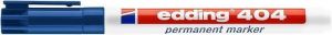 Permanentní popisovač "404", modrá, kuželový hrot, 0,75 mm, EDDING