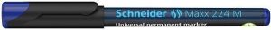 Permanentní popisovač "Maxx 224 M", modrá, 1mm, OHP, SCHNEIDER