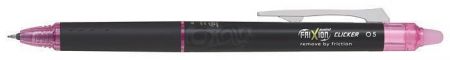 Roller "Frixion Point Clicker", růžová, 0,25 mm, vymazatelný, PILOT