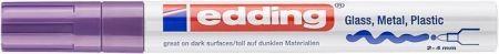 Lakový popisovač "750", fialová, 2-4mm, EDDING
