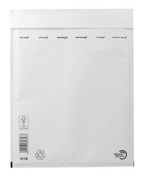 Obálka, bílá, bublinková, H/18, W8, vnější rozměry: 290x370 mm, vnitřní rozměry: 270x360 m
