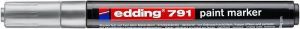 Lakový popisovač "791", stříbrná, 1-2mm, EDDING