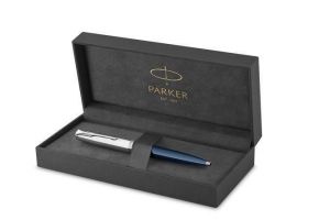 Kuličkové pero "Royal 51 Core", černá, 0,7 mm, tělo Midnight Blue, stříbrný klip, PARKER 2
