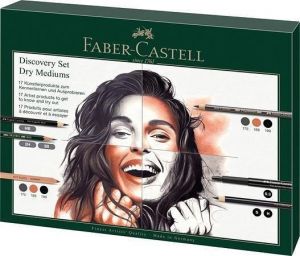 Sada pro suchou kresbu "Discovery set", 17 ks, FABER-CASTELL 112925