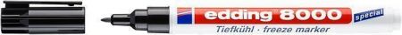 Permanentní popisovač "8000 Freeze", černá, 1 mm, kuželový hrot, EDDING