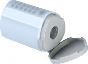 Ořezávátko "Grip 2001 mini", nebesky modrá, 1 otvor, se zásobníkem, FABER-CASTELL 183774