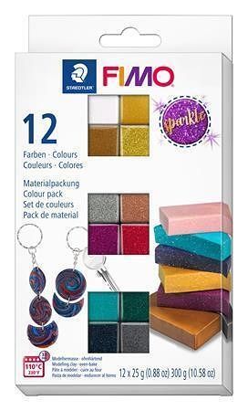 FIMO® Effect SPARKLE sada 12 barev 25g