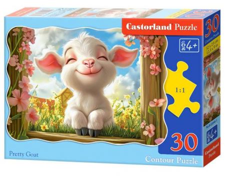 Puzzle Castorland 30 dílků - Krásná koza (Pretty Goat) 