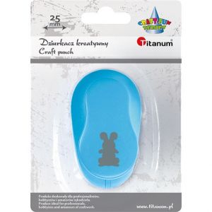 Ozdobná dekorační děrovačka 25 mm - králík