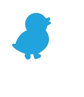 Ozdobná dekorační děrovačka 25 mm - kuře