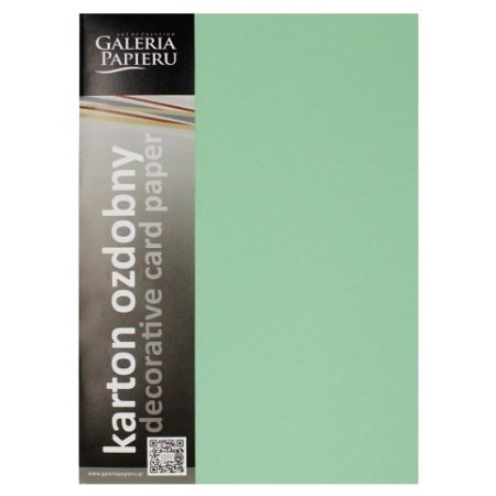 Ozdobný papír A4 Smooth - 210 g/m2, zelený, 20 ks