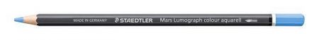 Akvarelová pastelka "Mars Lumograph 104", světle modrá, šestihranná, STAEDTLER 104-300