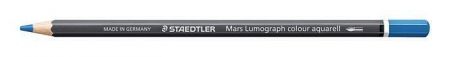 Akvarelová pastelka "Mars Lumograph 104", tyrkysová, šestihranná, STAEDTLER 104-350