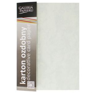 Ozdobný papír A4 Marmur - 220 g/m2, zelený, 20 ks