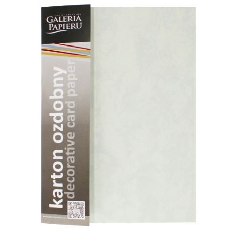 Ozdobný papír A4 Marmur - 220 g/m2, zelený, 20 ks