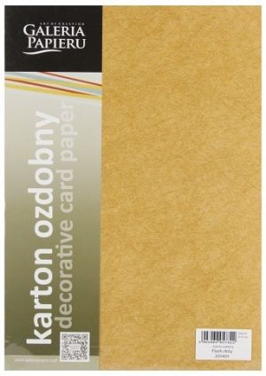 Designový papír A4 Flash, 200 g, zlatá, 20 ks