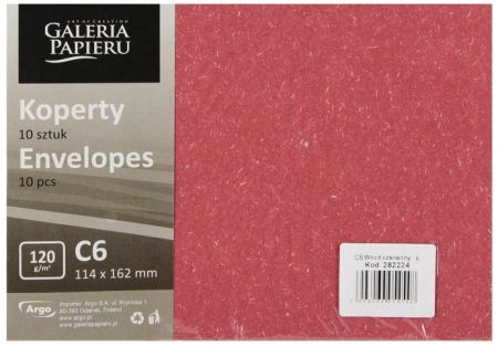Ozdobné obálky Wood – C6, 120 g/m2, struktura dřevo