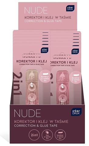 Korektor a lepidlo v pásce 2v1 Interdruk 1 ks