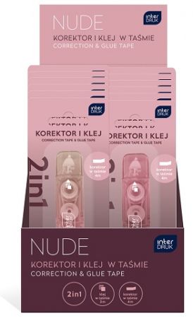 Korektor a lepidlo v pásce 2v1 Interdruk 1 ks