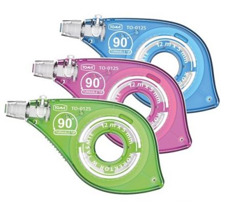 TOMA KOREKTOR V PÁSCE ŠKOLNÍ KANCELÁŘSKÝ 12 m OTOČNÁ KONCOVKA 1 kus