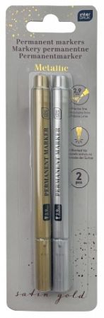 Sada permanentních METALICKÝCH markerů