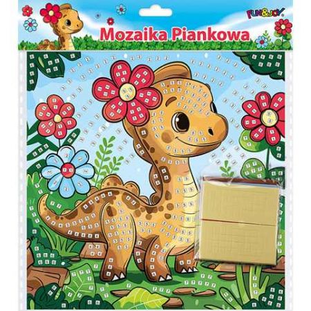Pěnová mozaika - Dino 27x29cm