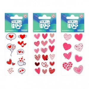 Samolepky Srdce 3 Sticker Boo 534613