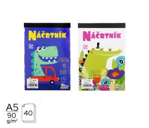 Náčrtník A5-40listů N54