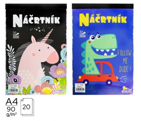 Náčrtník A4 20l N42