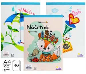 Náčrtník A4 40l N44