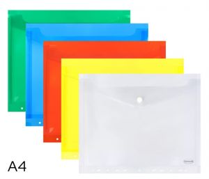 Obal spisový s klopou a drukem A4 EURO mix