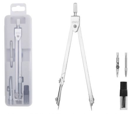 Kružítko kovové v krabičce DELI E8603