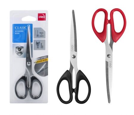 Nůžky 180mm DELI E6009 mix